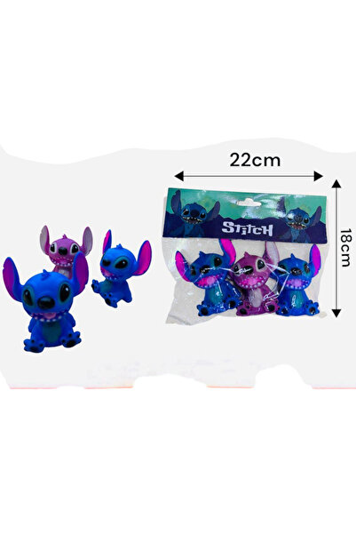 Toybox مجموعة مجسمات ستيتش من ديزني للأطفال، 3 قطع