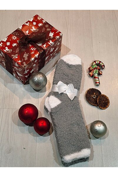 AURA CONCEPTS YUMUŞAK PELUŞ UYKU ÇORABI1