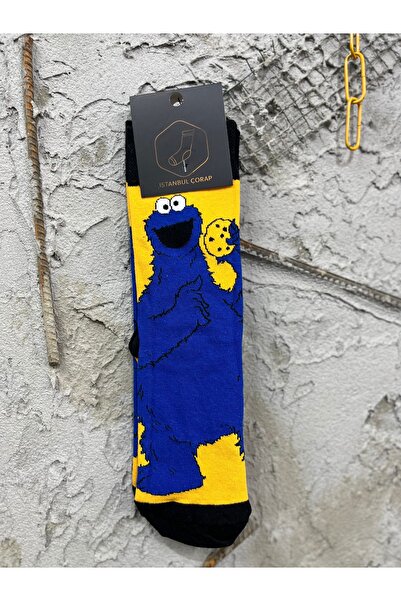 İstanbul Çorap Unisex Printed Design Socket Socks