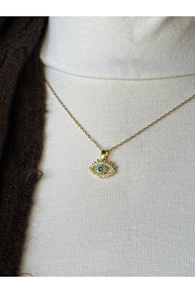 lotusbybuket قلادة VIP من الفولاذ المقاوم للصدأ باللون الأزرق مع تفاصيل دقيقة...