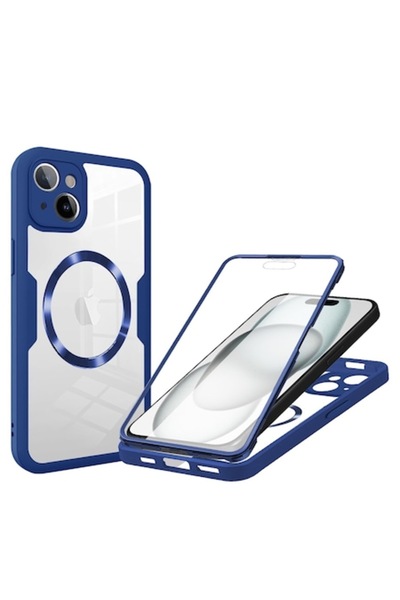 Techsuit Carcasă compatibilă cu iPhone 15 + protecție de ecran, Precision Fit...