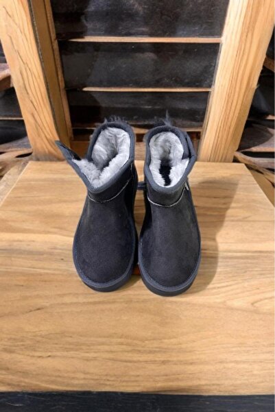 SWORD Yandan Suede with Cords, Fur Inside, Thick Sole, Short Children's Boots & Booties