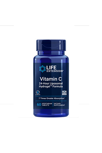 Life Extension Vitamin C 24-Hour Liposomal Hydrogel™ Formula 60 tablete -