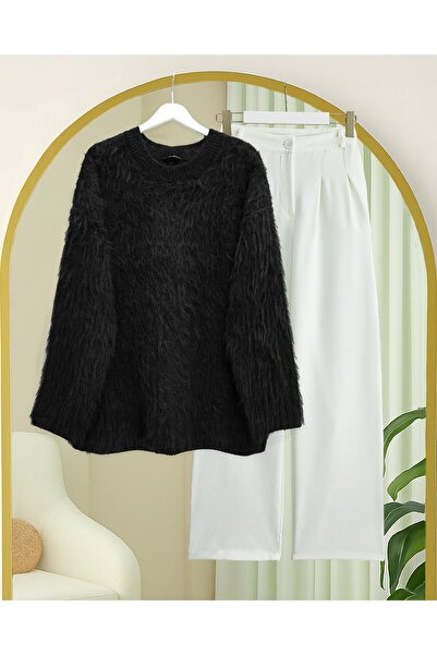 HİJABAYA Πλεκτό πουλόβερ με στρογγυλή λαιμόκοψη