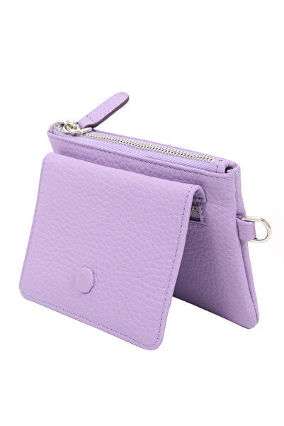 Metropolitan Mpcuz 103 Women Unisex, Genuine Leather, Wallet Card Holder Lilac