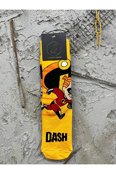 İstanbul Çorap Unisex Printed Design Socket Socks