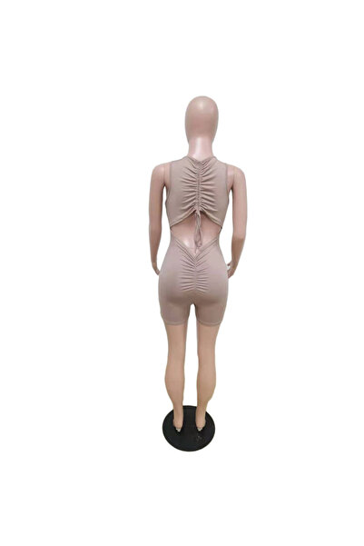 Lingerie and Fashion Style Skin Color Jumpsuit