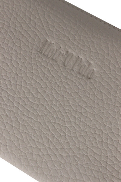 Metropolitan Mpcuz 401 Women's Unisex, Genuine Leather, Wallet Card Holder, Portfolio Light Grey