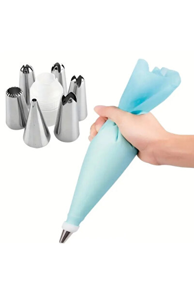 mawfoor Cooking utensil set including ice cream scoop, peeler, knife, can opener, and cake decorating tool