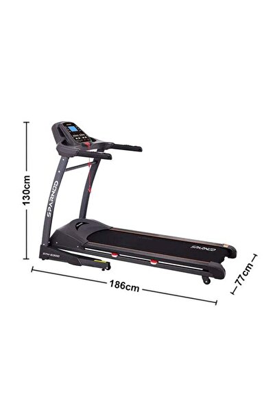 Sparnod Fitness STH-5300 (5.5 HP Peak) Automatic Foldable Treadmill with Auto Incline