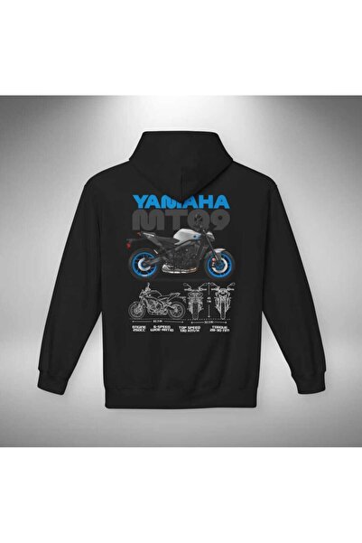 Hunors Sportswear & Company سويت شيرت موتور مطبوع موديل يونيسكس قطن بغطاء رأس