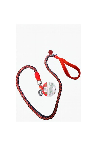 JK Animals JK COMFORT Dog Leash Cordelina 1.5x120 cm, Orange - Padded Handle, Secure Carabiner, Reflective