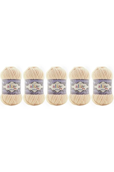 Alize VELLUTO Kadife El Örgü İpliği 100 Gr 3 ADET Renk