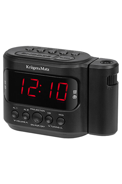 Kruger&Matz Ψηφιακό ρολόι προβολής και ραδιόφωνο AM/FM -