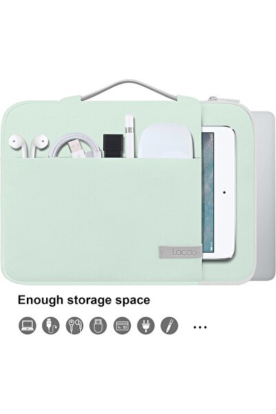 Lacdo 360° Protective 14" Laptop Sleeve Case - Green