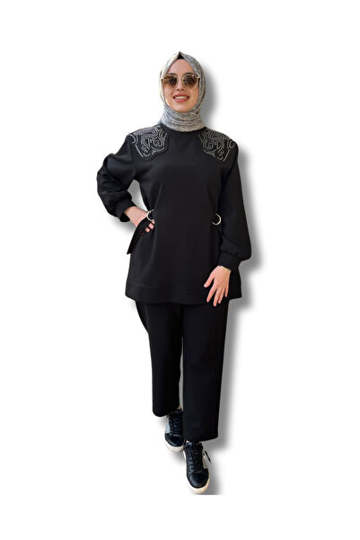 HG Kadın Sweat taş detaylı Tesettür Sweat