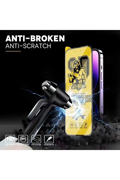 Flippy ® Ceramic Screen Protector, HD Transparent, 9H, for Xiaomi Redmi Note 12 Pro DS 5G - Black Ed