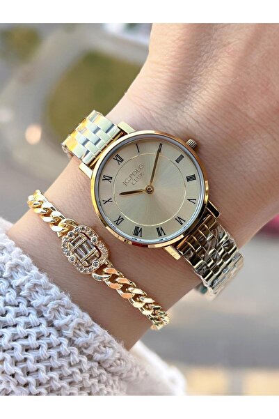 JG. Polo Club Jg.Polo Club Steel Case & Band Does Not Tarnish or Lose Color Women's Wristwatch+Bracelet Jg015809.3