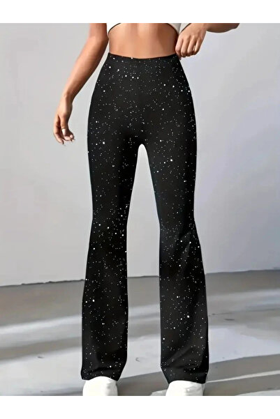 ARONA MDB Kadın Yüksek Bel Taşlı Dalgıç Tayt