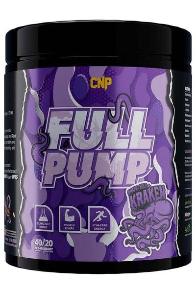 Cnp Nutrition CNP Full Pump Pre-workout 300g بنكهة العنب والكولا والكراكن