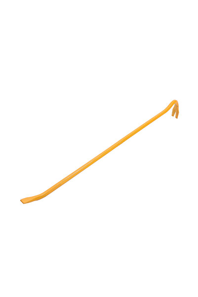 Lawazim Crowbar 75cm Orange - Heavy Duty Pry Bar with Nail Puller