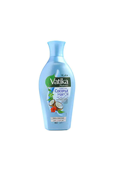 Vatika Naturals Enriched Coconut Hair Oil with Curry Leaves Tulsi for Thick a...