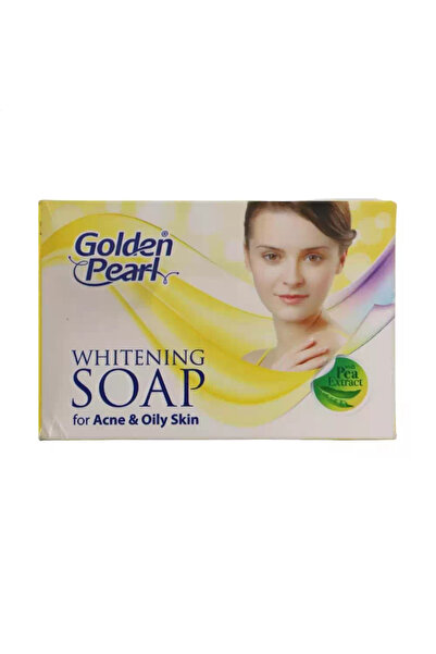 Golden Pearl Whitening Soap For Acne And Oily Skin With Pea Extract- 100gms