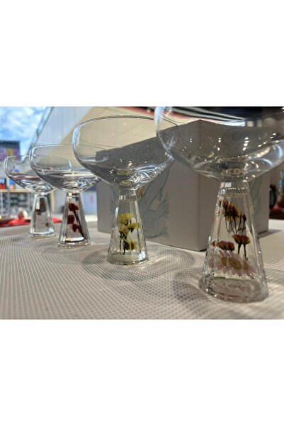 Mikasa Moor وعاء زجاجي للآيس كريم من فلور، 4 قطع، P385.121355