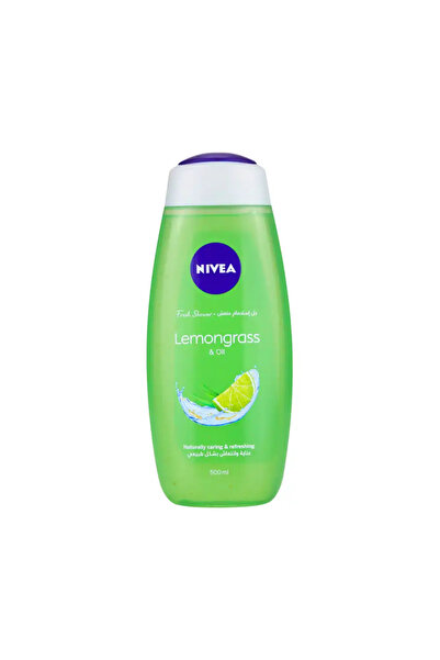NIVEA جل استحمام منعش بزيت عشبة الليمون للعناية الطبيعية - 500 مل