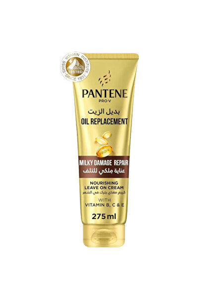 Pantene Pro V Milky Damage Repair Oil Replacement for Damaged Hair, Leave In Cream- 275ml