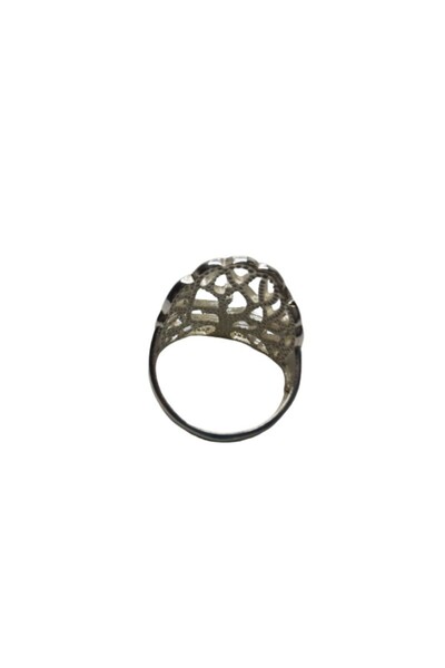 Jolie Silver 925 Silver Tree Ring, Size 54