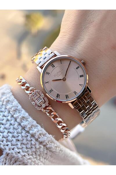 JG. Polo Club Jg.Polo Club Steel Case & Band Does Not Tarnish or Lose Color Women's Wristwatch+Bracelet Jg015809.2