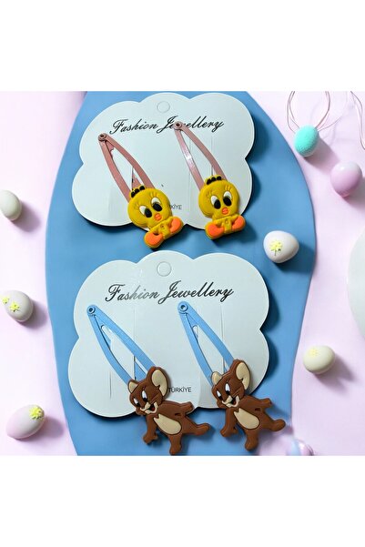 Buki'nin Atölyesi Cataramă de lux cu 4 figuri, cadou pentru fetiță, tweety jerry