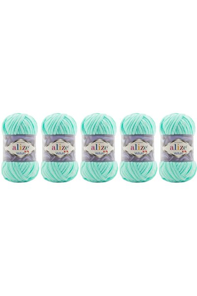 Alize Velluto Velvet Hand Knitting Yarn 100 Gr 3 Pcs Colors