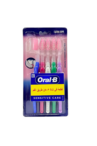 Oral-B Sensitive Care Toothbrush Extra Soft- 5pcs