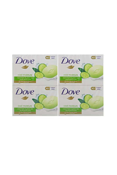 Dove Cool Moisture Beauty Bar Soap with Cucumber and Green Tea- 4X125gms