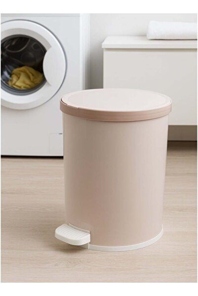 SUPPLIER 9L Pedal Waste Bin with Soft-Close Lid | Compact Plastic Trash Can for Bathroom, Kitchen & Laundry R