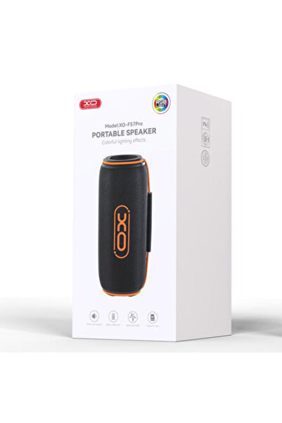 Xo Boxa Portabila (F57 Pro), Wireless BT 5.3, 30W, 1800mAh, Outdoor, Soundbar, Orange/Black