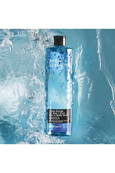 AVON Ocean Surge hair and body shower gel, 500ml
