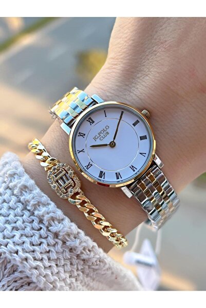 JG. Polo Club Jg.Polo Club Steel Case & Band Does Not Tarnish or Lose Color Women's Wristwatch+Bracelet Jg015809.4