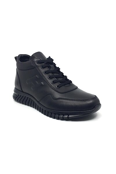 LİSANS SHOES 100% Genuine Leather Men's Comfortable Daily Winter Orthopedic Sports Shoes Boots New Season 1St Class 40-44