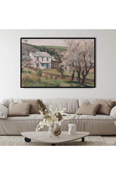 designadv لوحات قماشية منظر - إيطار بني