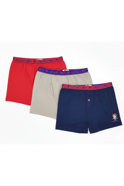 BEYAZTOPTAN Colorful Boy's Boxer 3 Pack