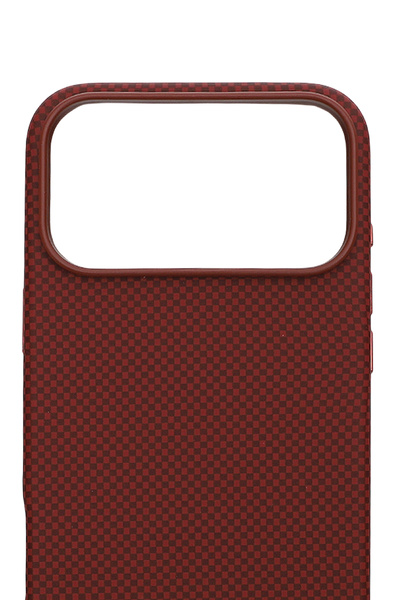 PiyasaSepeti Carbon Weave Magsafe iPhone 17 Pro Magma Red