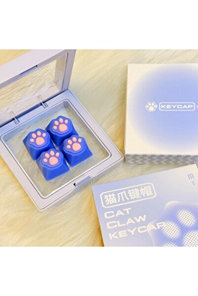 silabor Çok Renkli PBT Tuş Takımı Mekanik Klavye Cat Keycaps