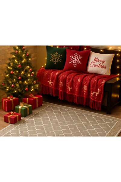 OEM Woven cotton rug, size 120 x 180 cm, Cappuccino, code CB228