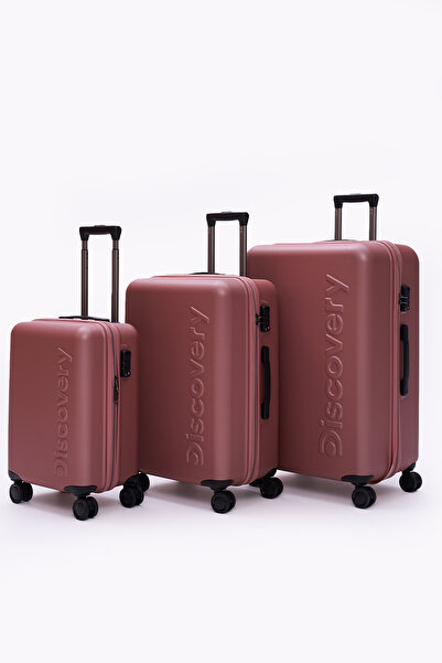 Discovery 3'lü Valiz Seti – Ultra Hafif, Darbe Dayanıklı, 360° Sessiz Tekerlek, TSA Kilit