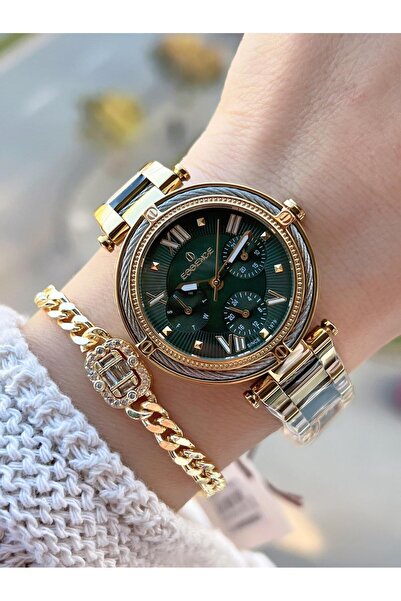 Essence Inner Functions Active Steel Band Tarnish Resistant Colorfast Women's Wristwatch Bes6909Fe.170