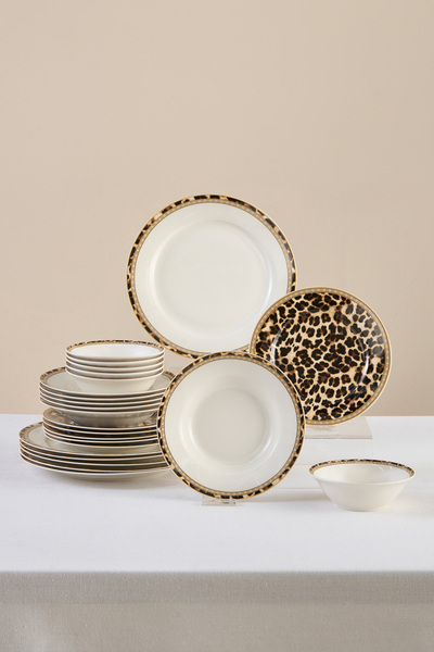 Karaca Forever Bone Miriam 24 Parça 6 Kişilik Yemek Takımı