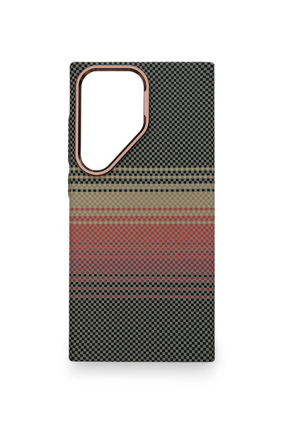 PiyasaSepeti Pixel Weave Case Galaxy S25 Ultra Steppe Alacacia